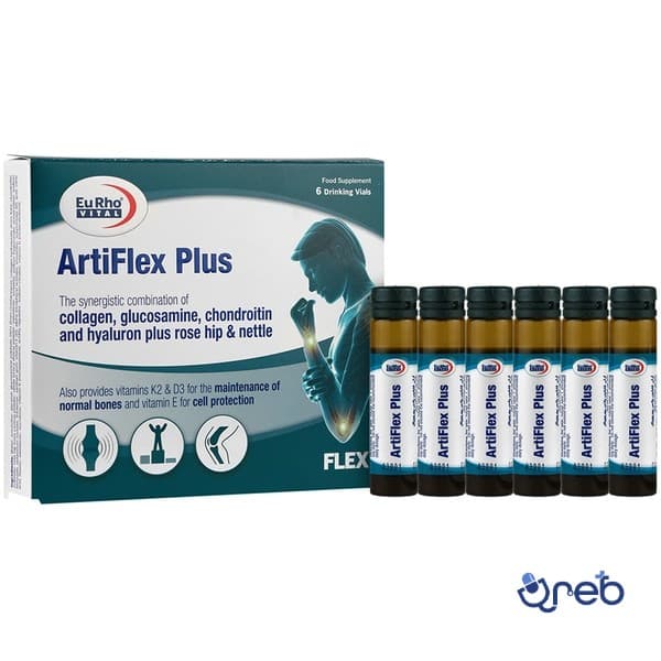 ویال آرتی فلکس پلاس یوروویتال با طعم پرتقال بسته 6 عددی