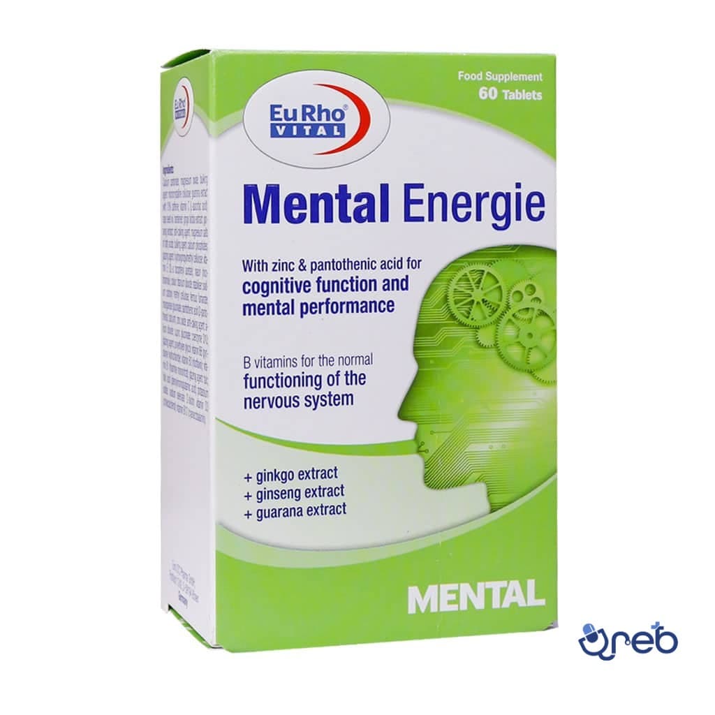 قرص منتال انرژی یوروویتال بسته 60 عددی