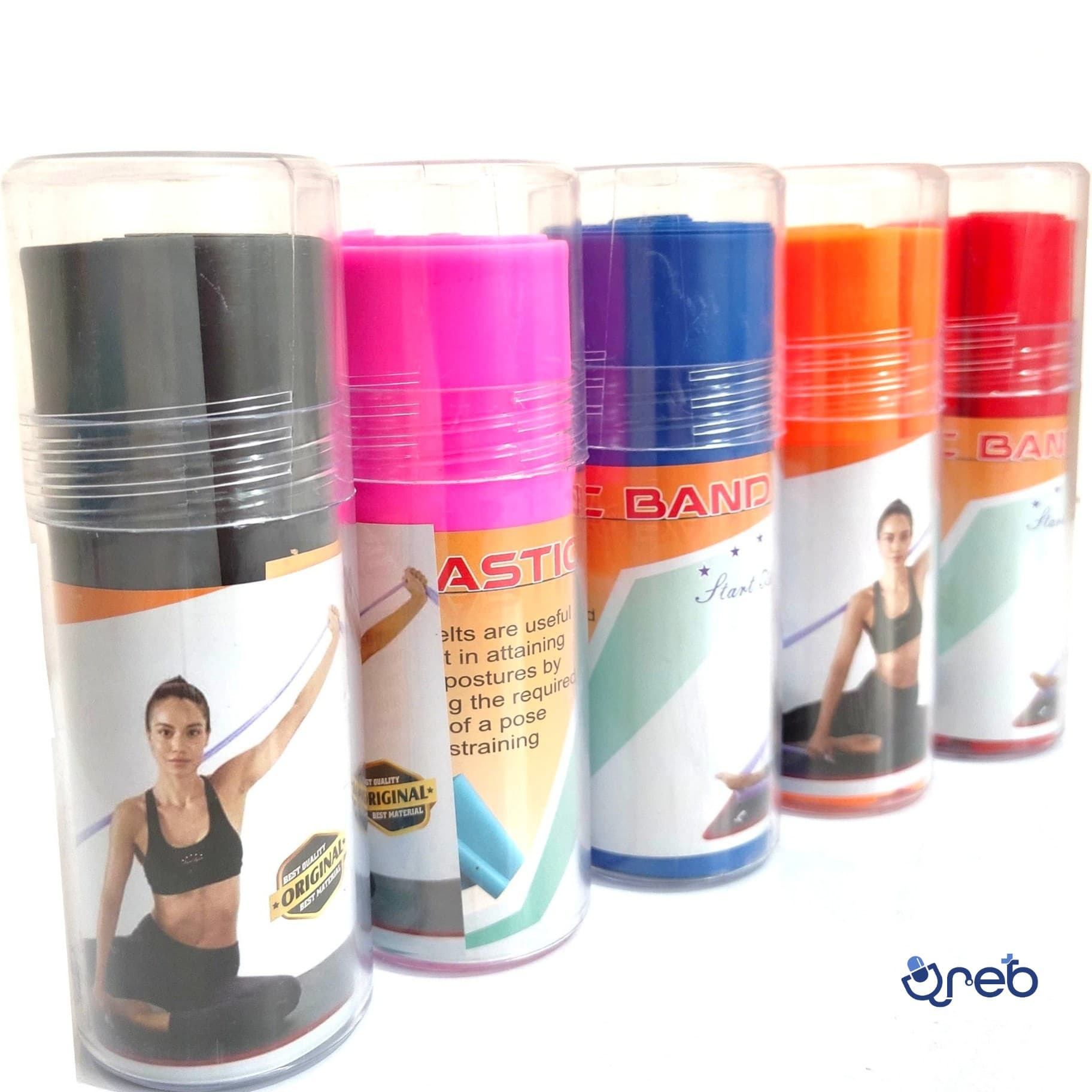 کش پیلاتس 2 متری رنگ نارنجی