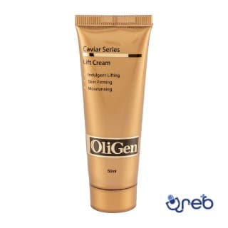 کرم لیفت مناسب افتادگی پوست حاوی عصاره خاویار  الی ژن حجم 50 میلی لیتر 