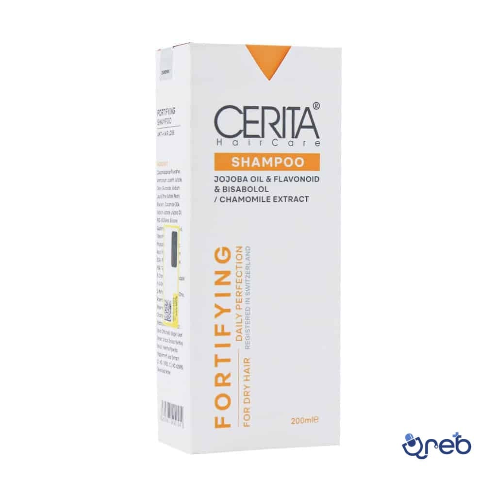 شامپو تقویت کننده و ضد ریزش موی خشک سریتا ۲۰۰ میلی لیتر