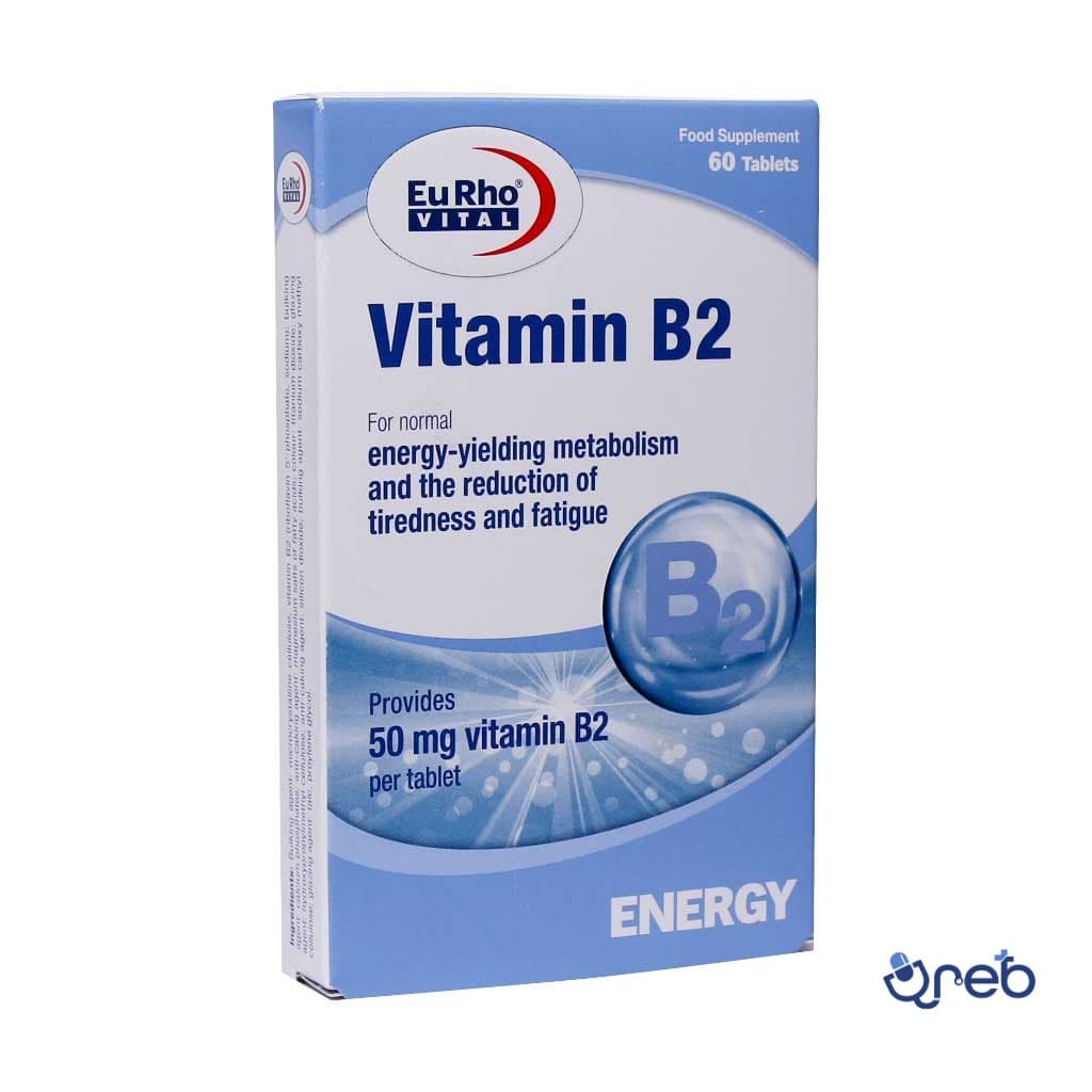 قرص ویتامین ب2 یوروویتال 60 عدد