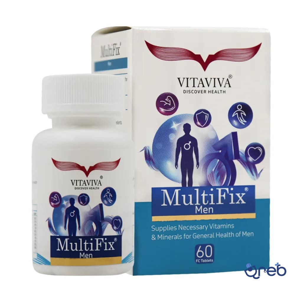 قرص روکشدار مولتی فیکس آقایان ویتاویوا 60 عدد