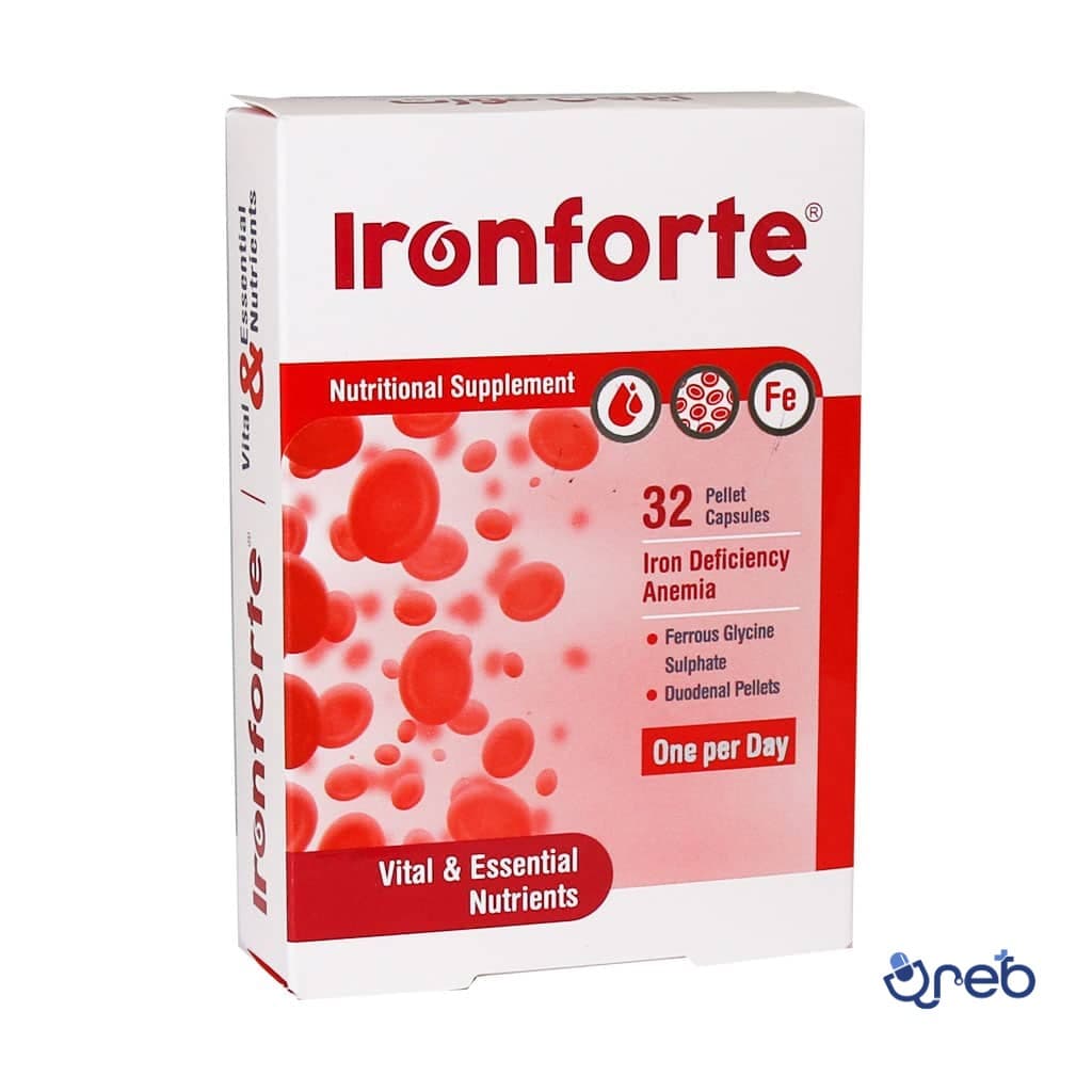 کپسول آیرون فورت فارمد سلامت سینا 32 عدد