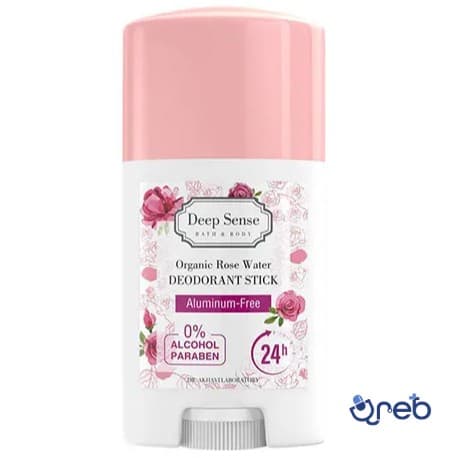 استیک خوشبو کننده بدن دیپ سنس مدل رز  40 گرم
