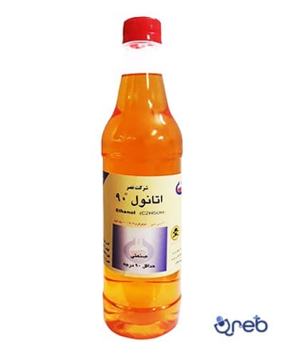 الکل صنعتی 90 درجه  نصر حجم 600 میلی لیتر 