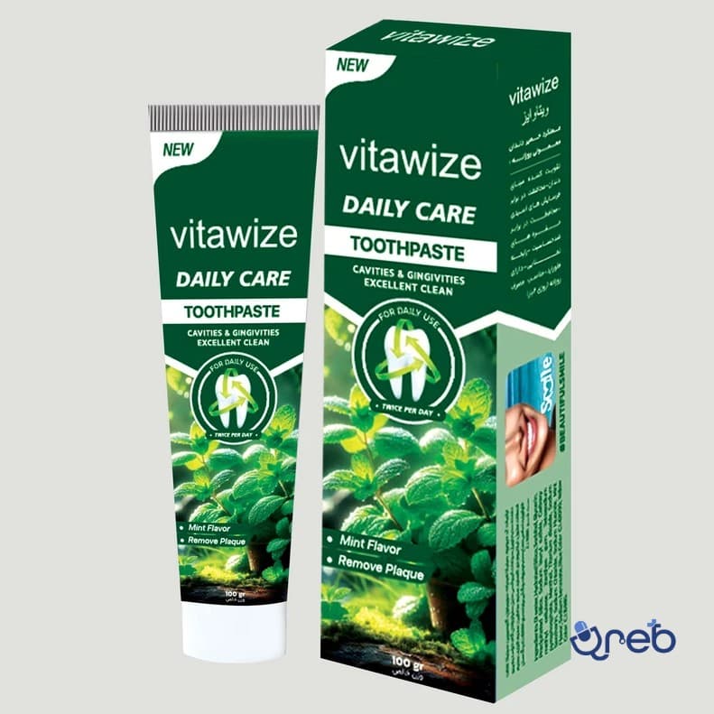 خمیر دندان معمولی روزانه ویتاوایز وزن 100 گرمی