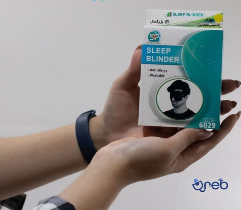 چشم بند نوزاد ( مخصوص فتوتراپی ) سماطب کد 6029