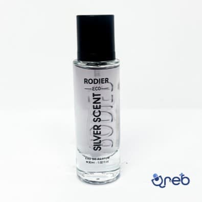 عطر جیبی مردانه رودیر مدل سیلور سنت حجم 30 میلی لیتری