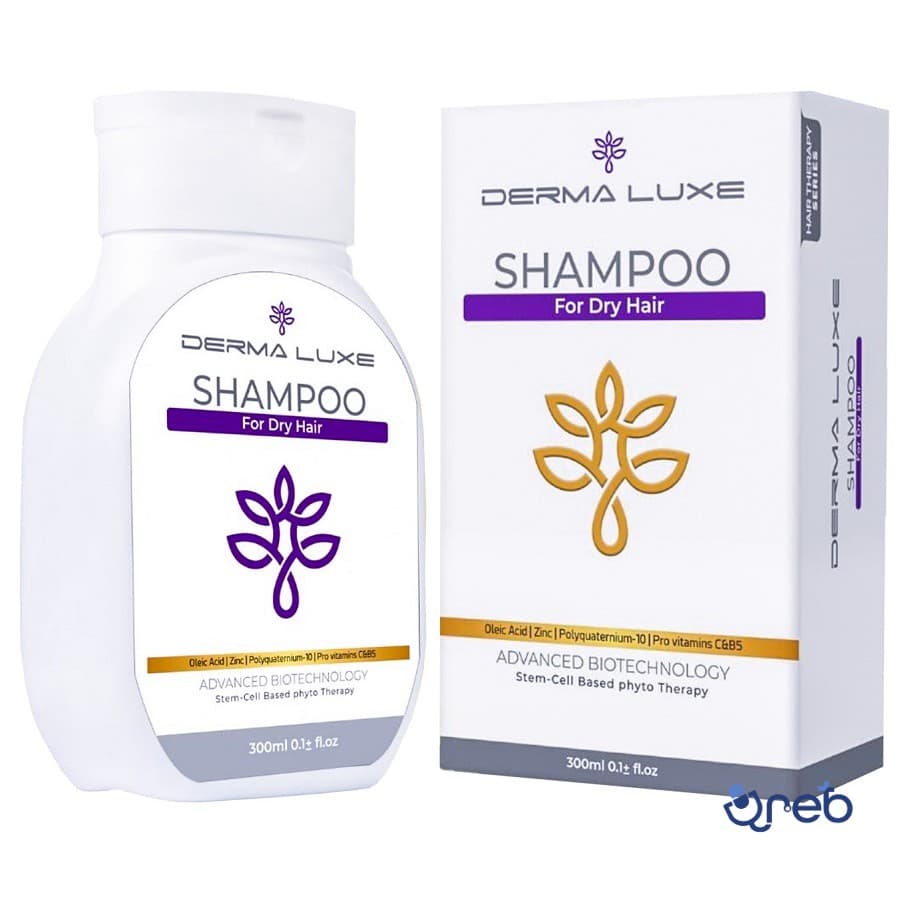 شامپو درمالوکس مناسب موهای خشک حجم 300 میلی لیتر 