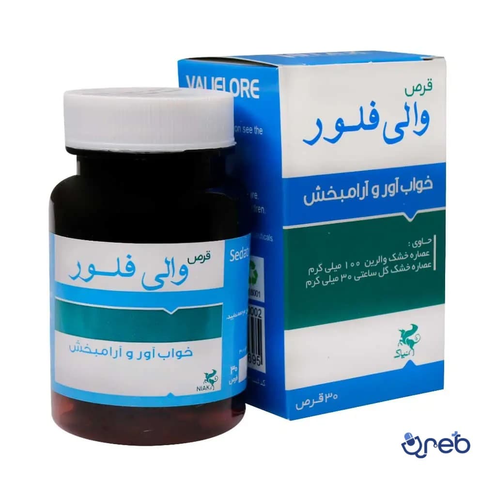 قرص والی فلور نیاک قوطی 30 عددی