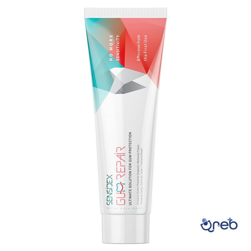 خمیردندان کامل Gum Repair حاوی ویتامین مخصوص دندان های حساس سنسیدکس 100 گرمی