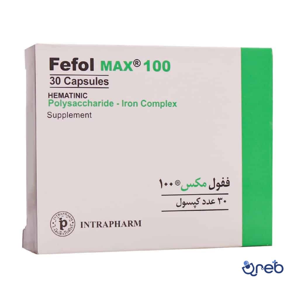 کپسول ففول مکس 100 اینترافارم 30 عدد