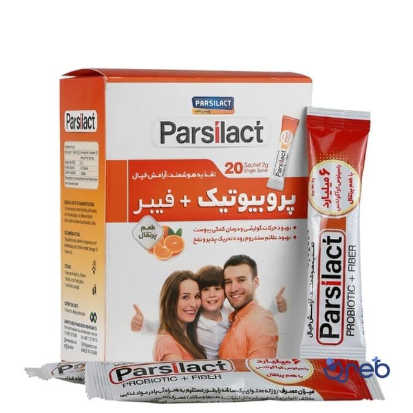 ساشه فیبر پروبیوتیک پارسی لاکت - 20 عددی