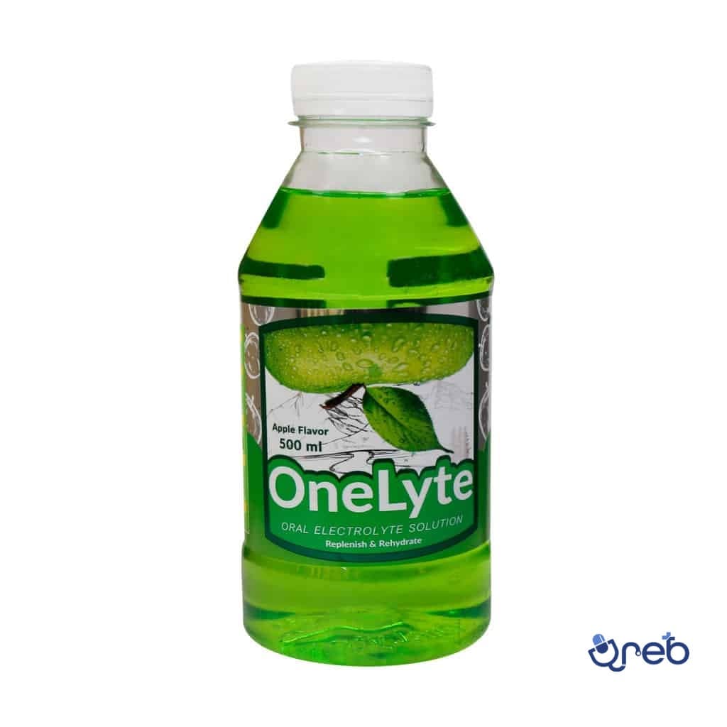 محلول او آر اس وانلایت ۵۰۰ میلی لیتر  طعم سیب