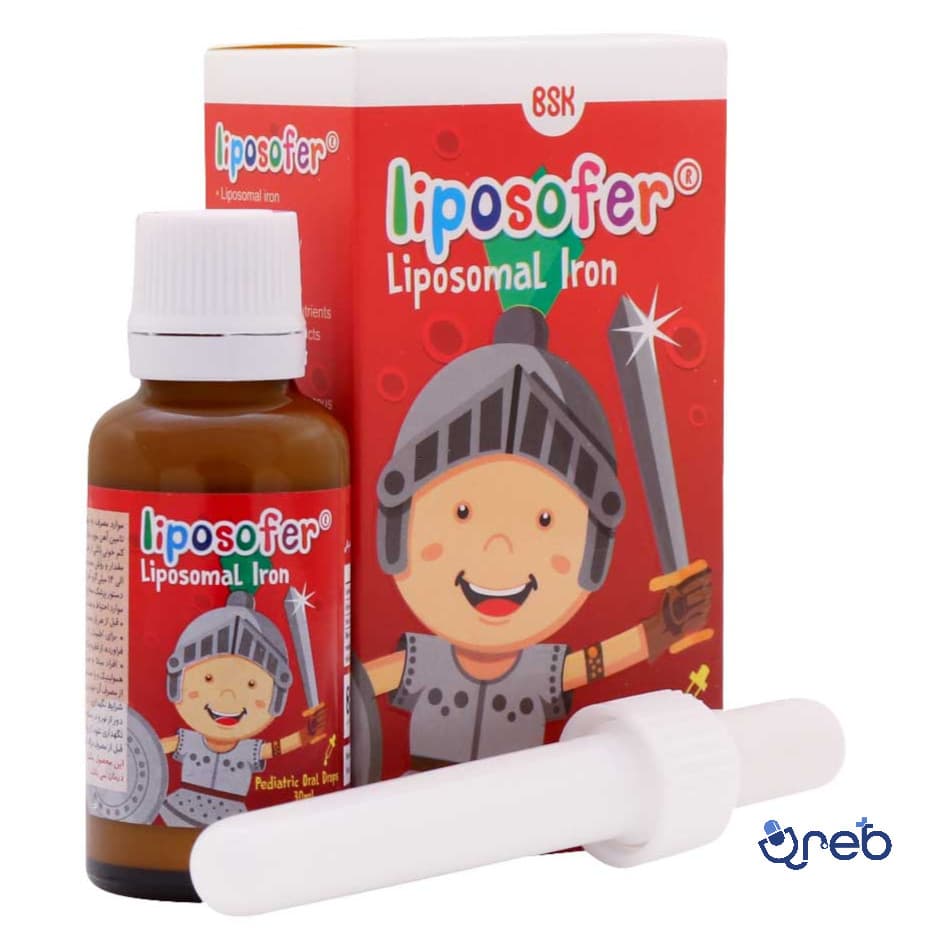 قطره خوراکی آهن لیپوزوفر ( لیپوزومال) بی اس کی 30 میلی لیتر