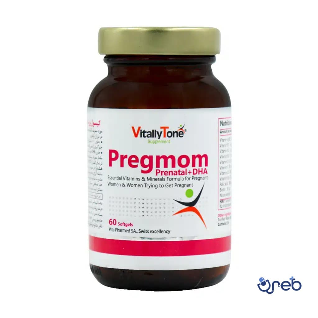 سافت ژل پرگمام ویتالی تون 60 عدد