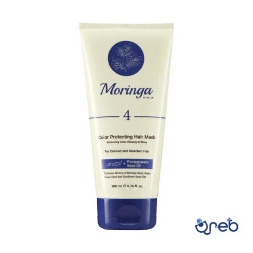 ماسک مو مراقبت از رنگ مورینگا امو 4 مناسب موهای رنگ شده و دکلره شده