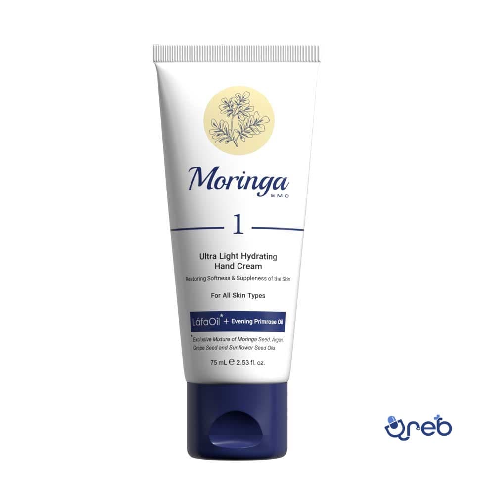 کرم دست فوق سبک و آبرسان دست 1 مورینگا امو مناسب انواع پوست