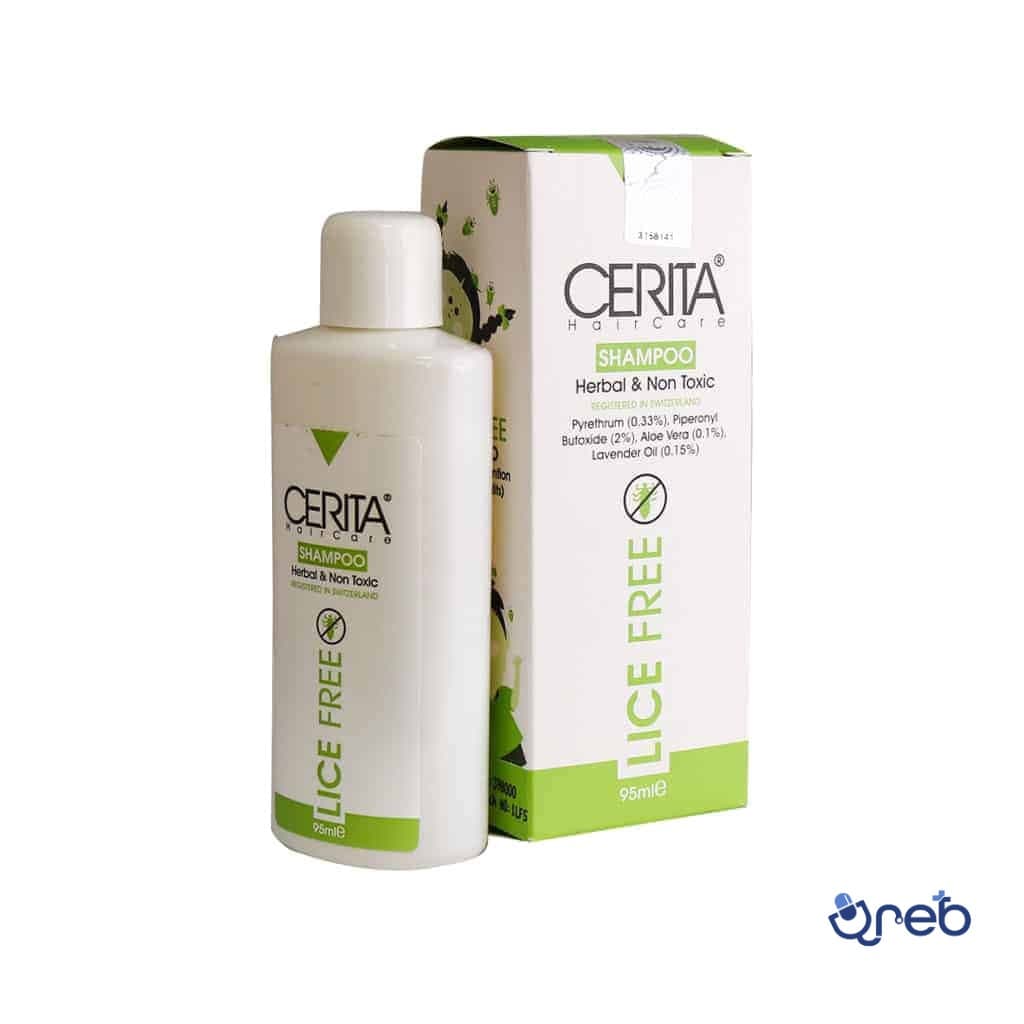 شامپو ضد شپش لایس فری سریتا مناسب انواع مو