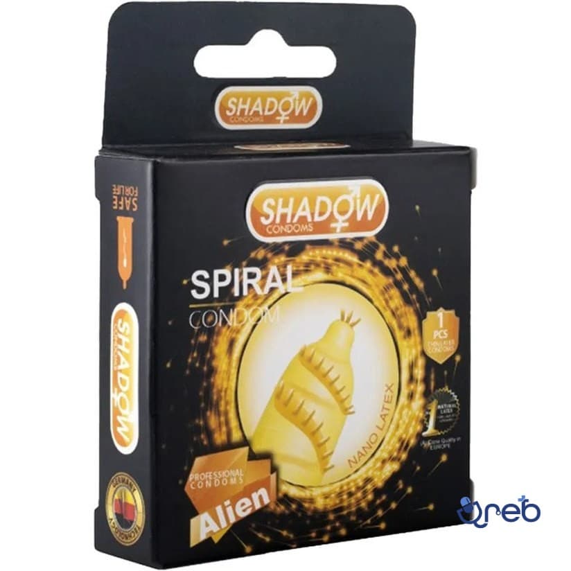  کاندوم Spiral Alien شادو 1عدد