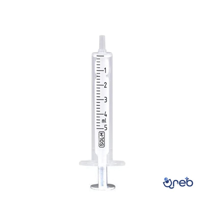 سرنگ 5 سی سی شفا دو قطعه