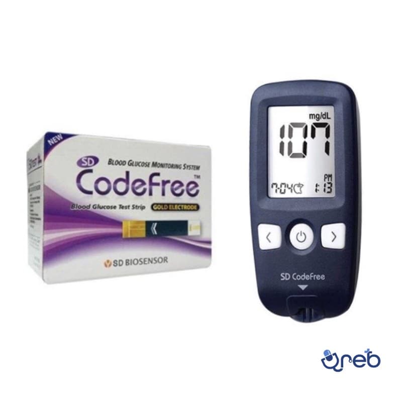 نوار تست قند خون کدفری (CodeFree) اس دی بیوسنسور - 50 تایی
