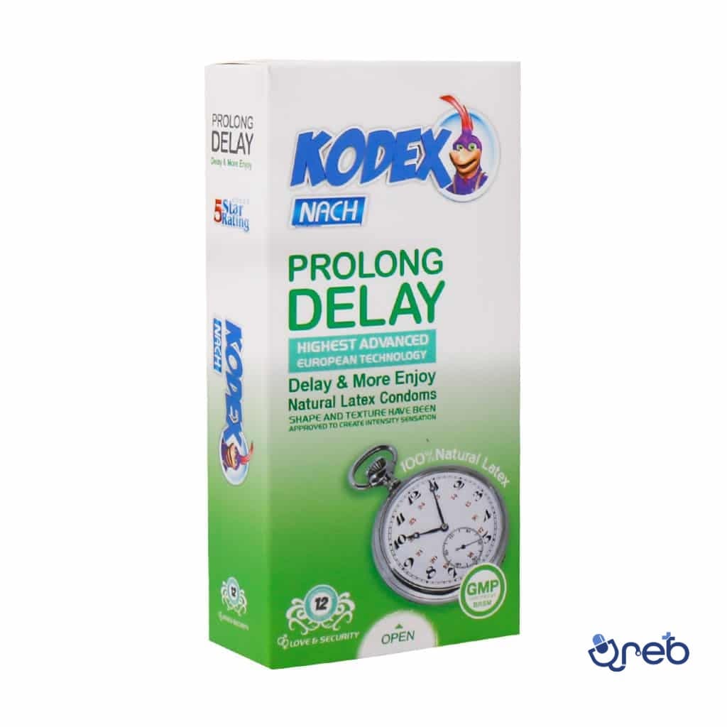 کاندوم تاخیری کدکس مدل پرولانگ دیلی 12 عددی