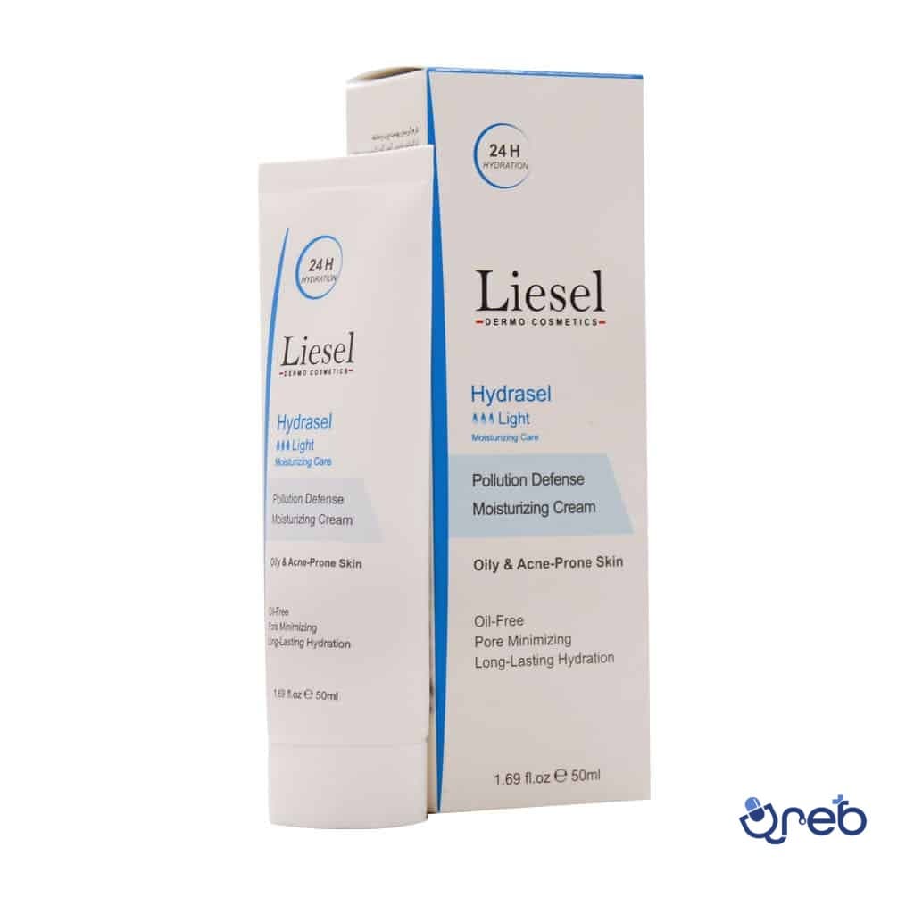 کرم آبرسان لایت هیدراسل لایسل مناسب پوست چرب و مختلط 50 میلی لیتر