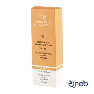 فلویید ضد آفتاب بی رنگ مدل ضد لک با SPF50 دریم رزحجم 40 میلی لیتر