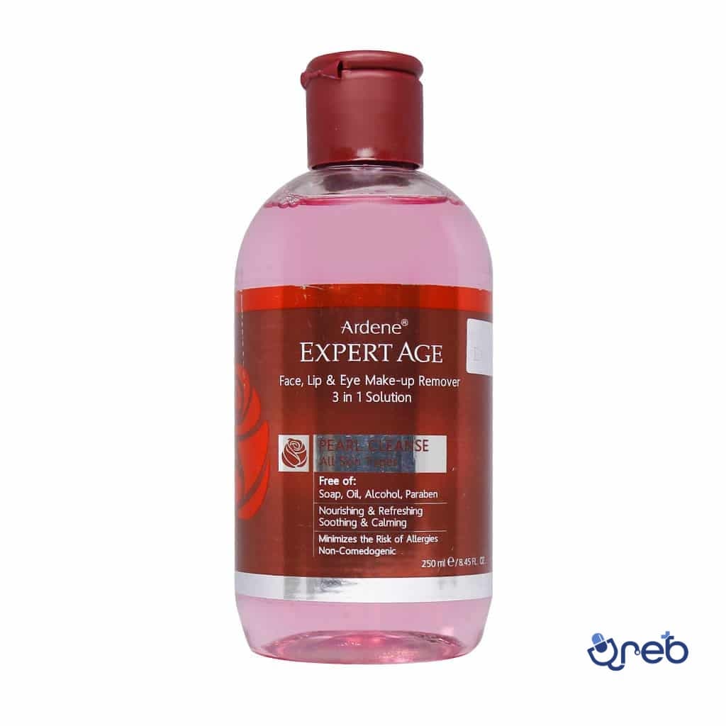 مایع پاک کننده آرایش چشم لب و صورت اکسپرتیج آردن 250 میلی ‌لیتر