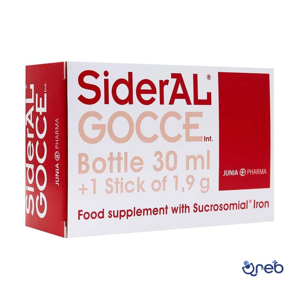 قطره آهن سیدرال گوچه حجم 30 میلی لیتر 