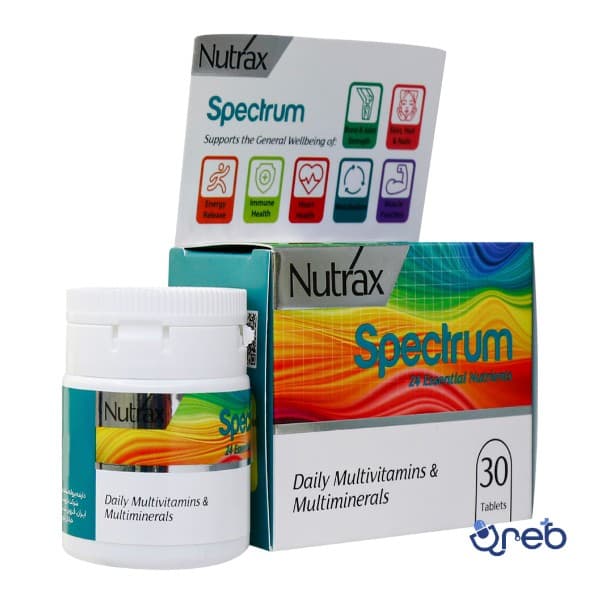 قرص مولتی ویتامین و مینرال روزانه اسپكتروم 30 عدد نوتراكس