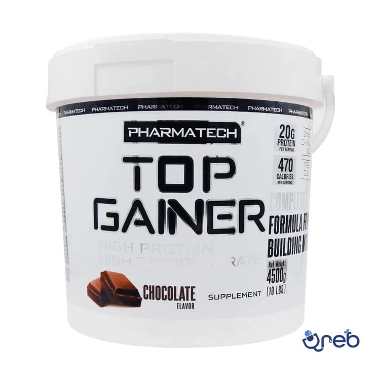 پودر تاپ گینر فارماتک طعم شکلاتی وزن ۴۵۴۰ گرم