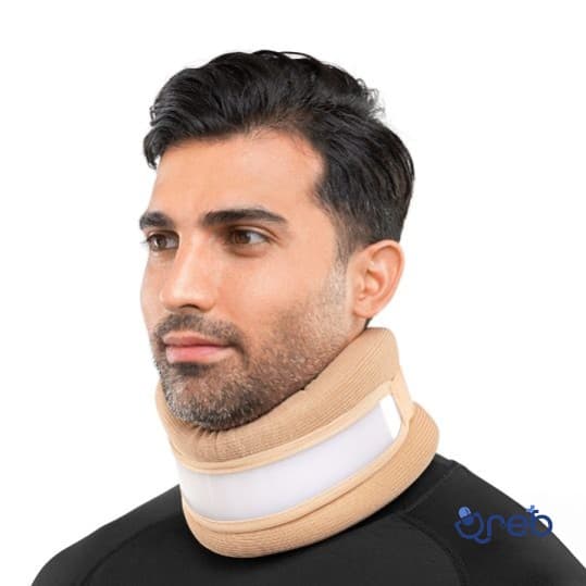 گردنبند طبی اسفنجی نیمه سخت سماطب کد 1021 سایز M