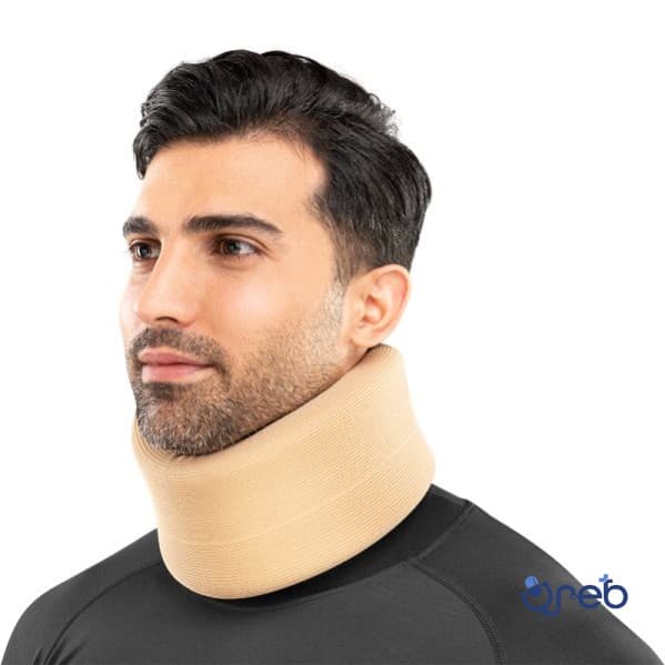 گردنبند طبی اسفنجی قوس دار سماطب کد 1013 سایز L