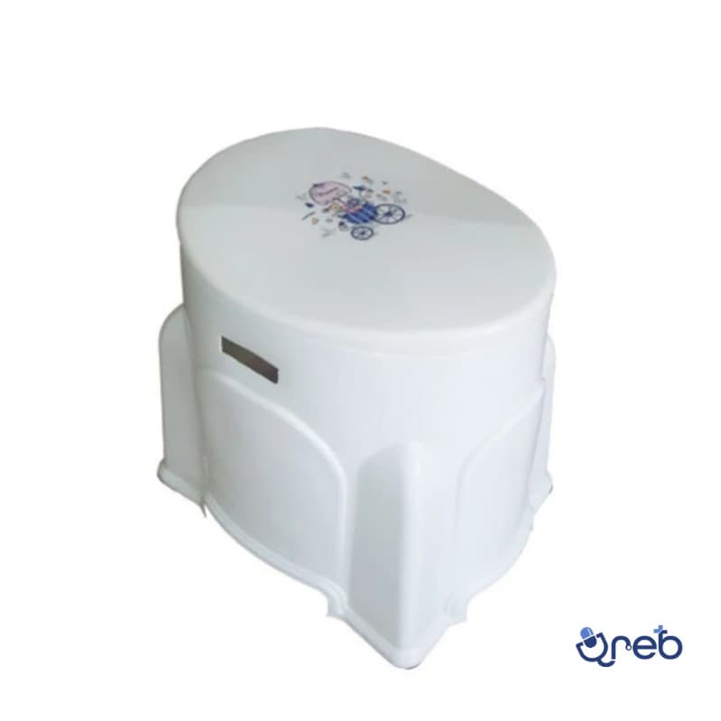 توالت فرنگی پلاستیکی دور بسته مدل صحرا