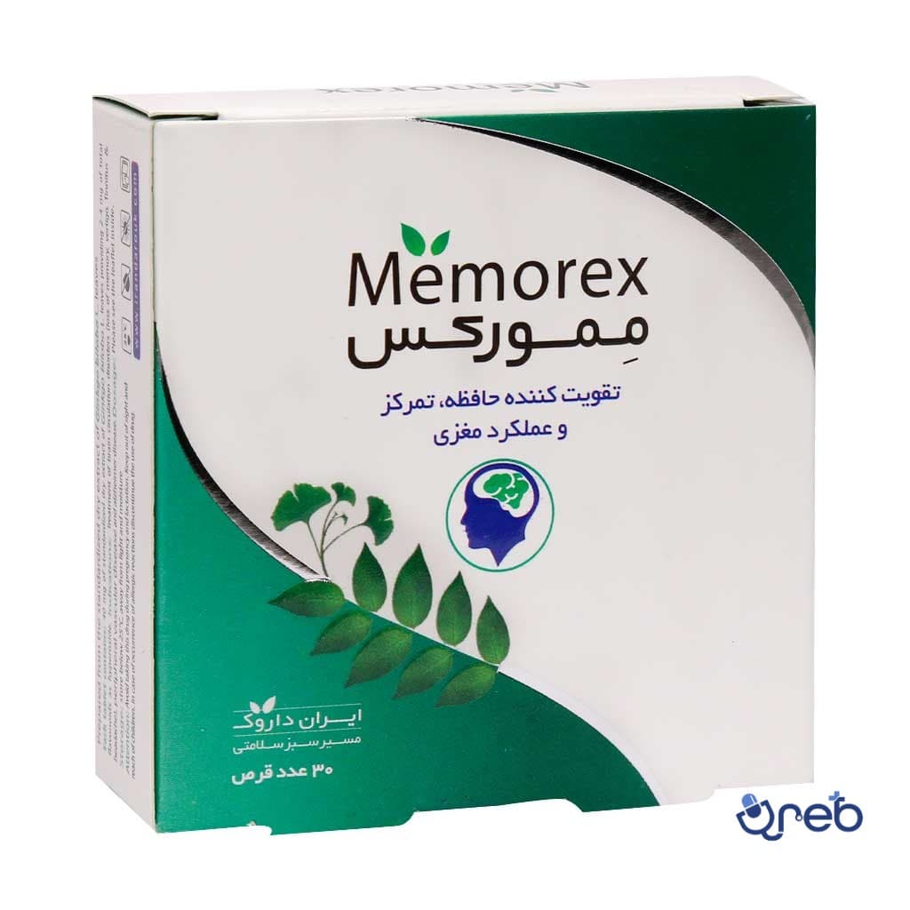 قرص ممورکس ایران داروک ۳۰ عدد
