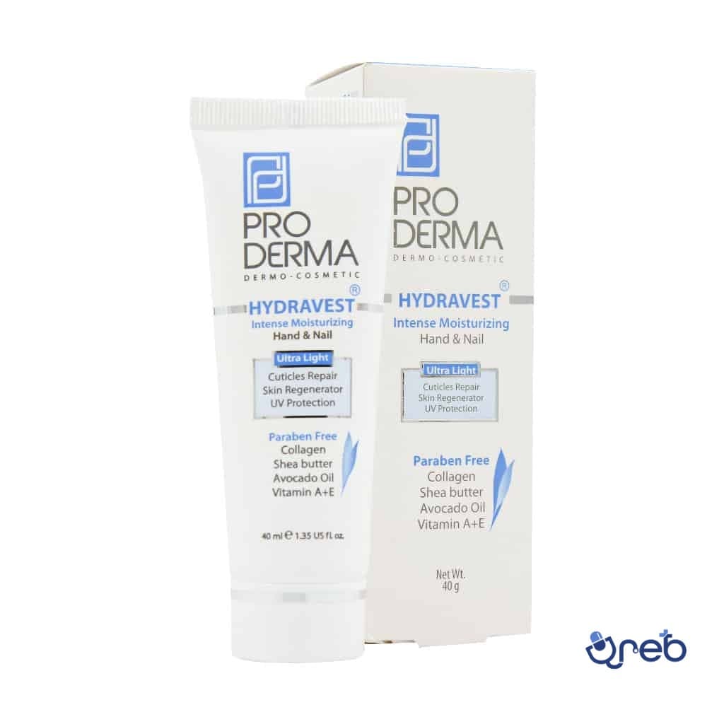 کرم مرطوب کننده دست و ناخن پرودرما ۴۰ میلی لیتر