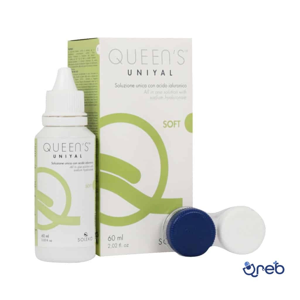 مایع شستشو لنز تماسی نرم کویینز یونیال سولکو 60 میلی لیتر